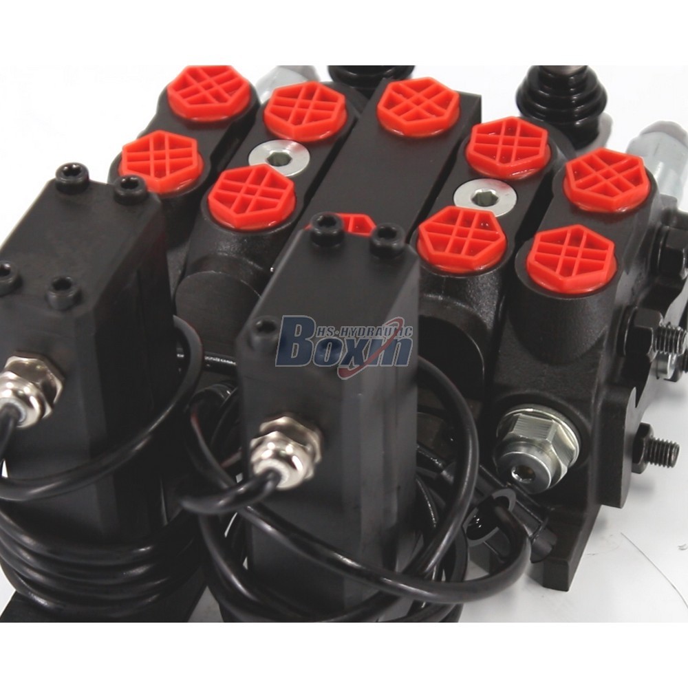 Sectional Directional Valve DCV60 2 Spool Electric Actuated Model detail image